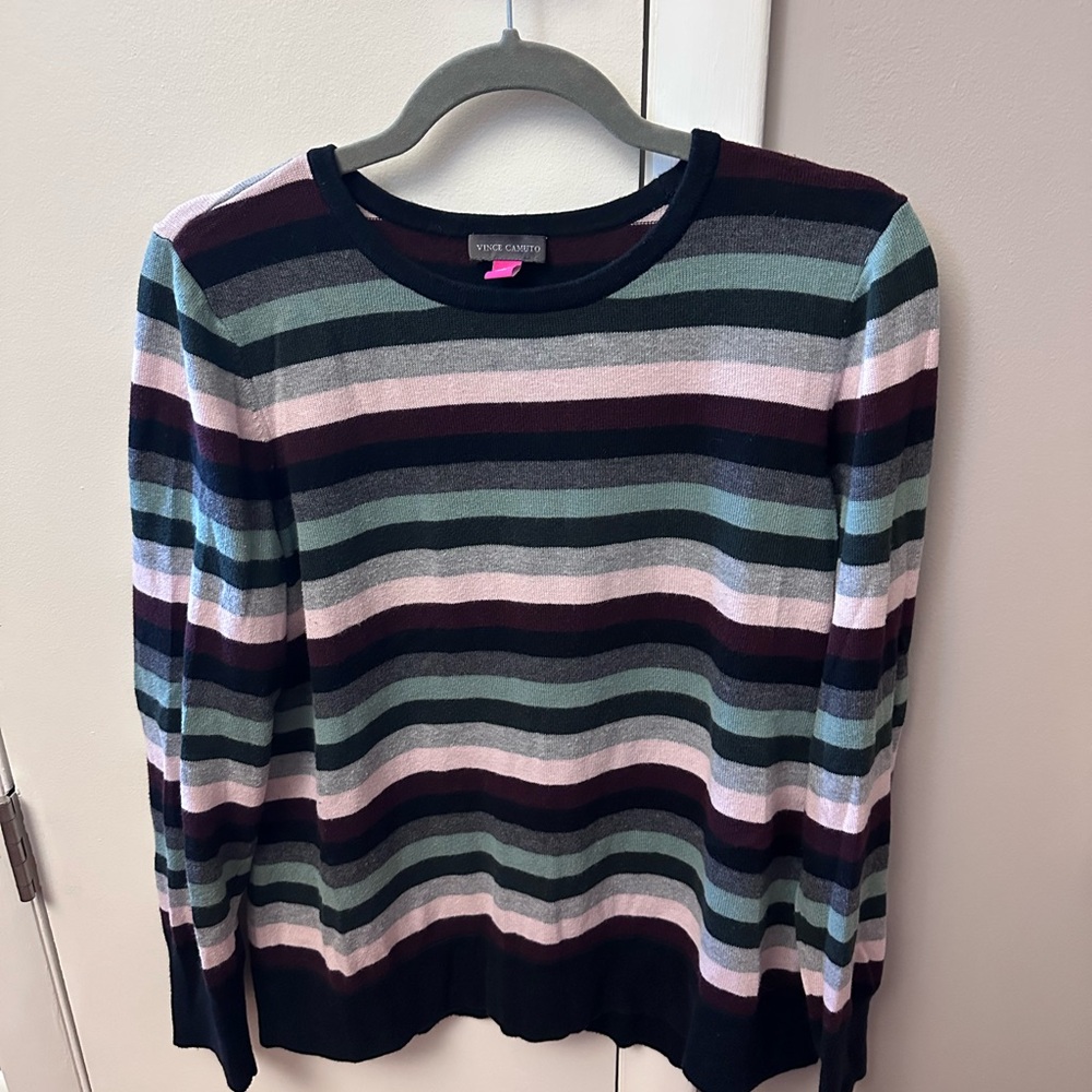 Vince Camuto Multicolor Striped Sweater